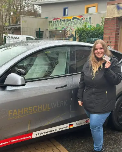 Bestandene Führerscheinprüfung bei Fahrschulwerk Kiel