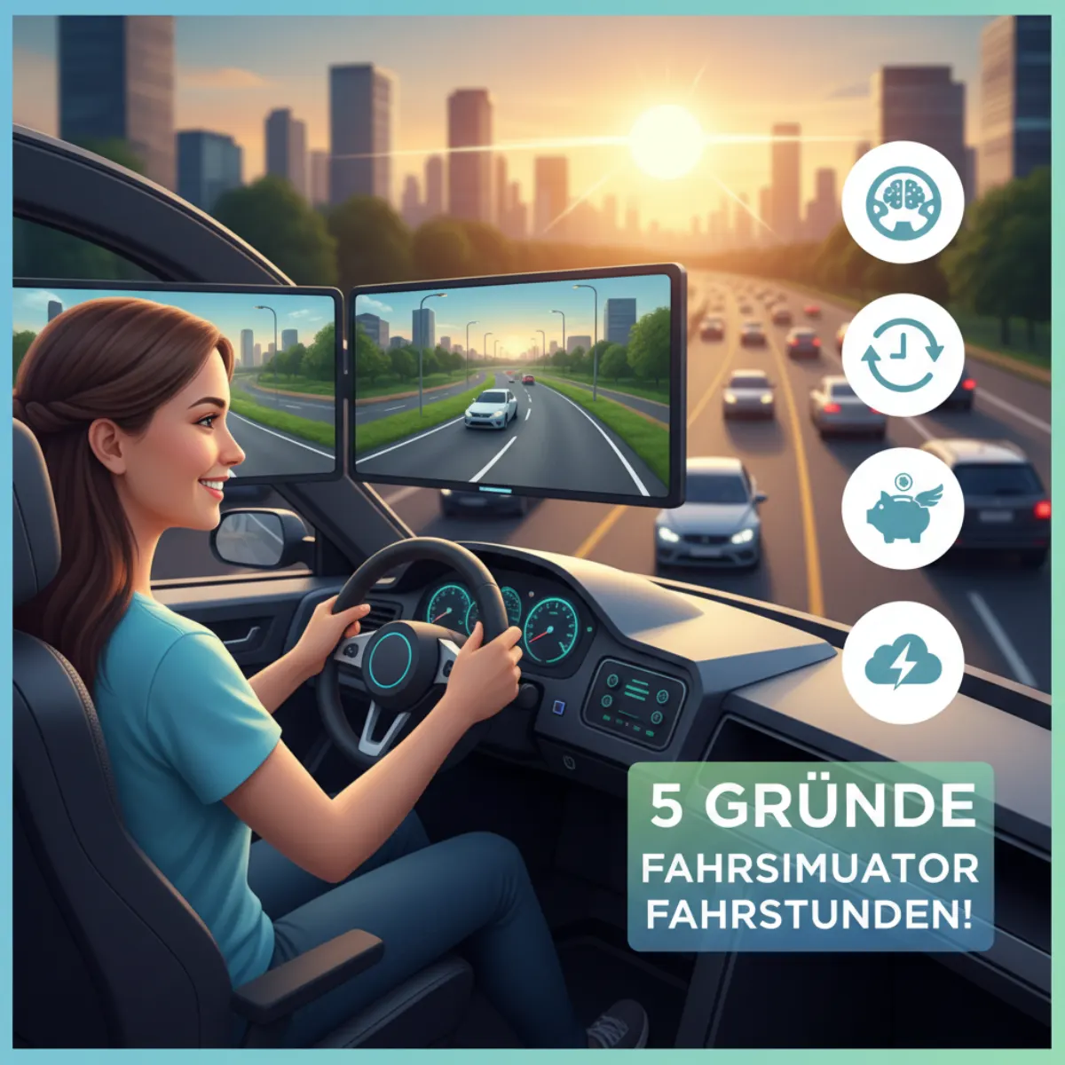 5 Gründe, warum der Fahrsimulator deine Fahrstunden revolutionieren kann!