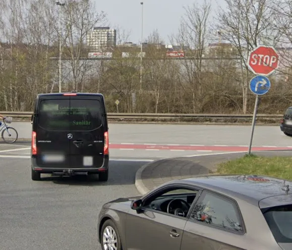 Prüfungsstelle in Kiel: Güterbahnhof (B76 stadtauswärts)