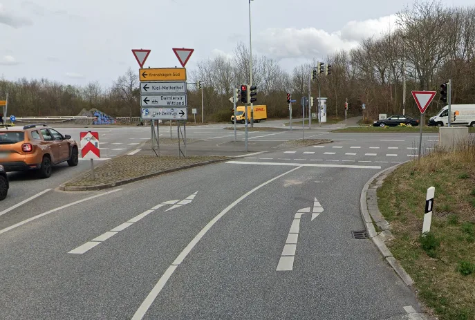 Prüfungsstelle in Kiel: Links und rechts abbiegen